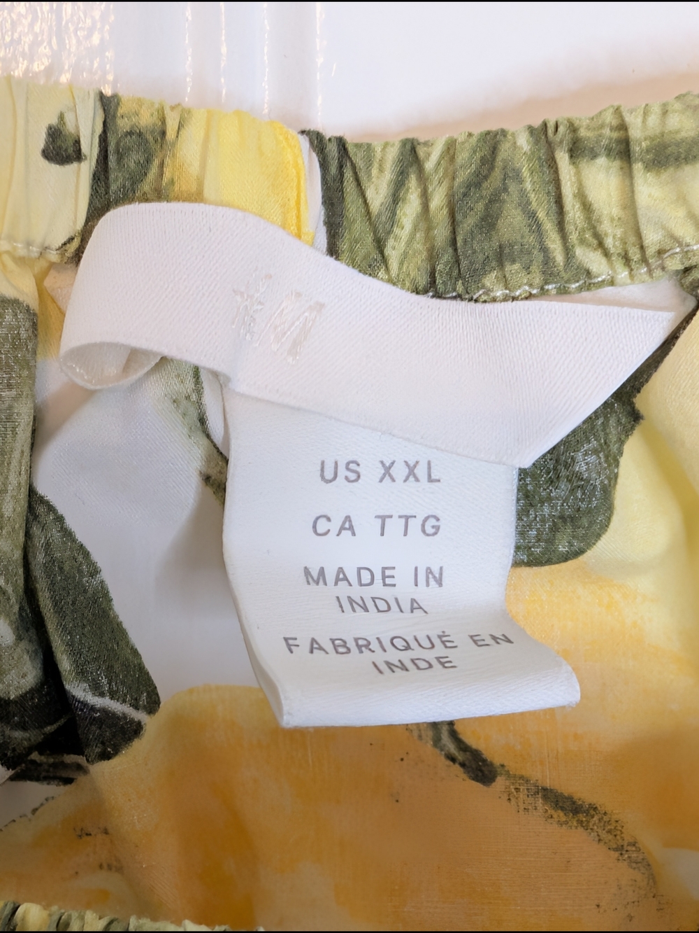 H&M Lemon Patterned Short Sleeve Cotton Crop Top - Picture 4 of 12